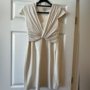 Boston Proper Twist Front Sheath Dress